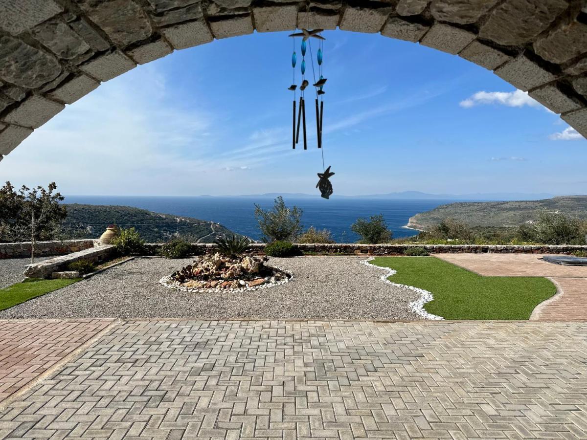 הוילה Sunset View Stone House, Areopoli Mani מראה חיצוני תמונה